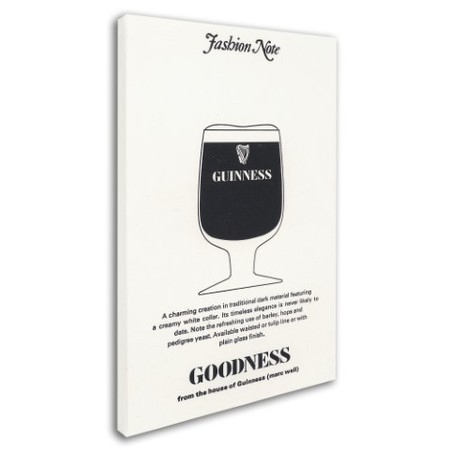 Trademark Fine Art Guinness Brewery 'Goodness' Canvas Art, 16x24 GN0044-C1624GG